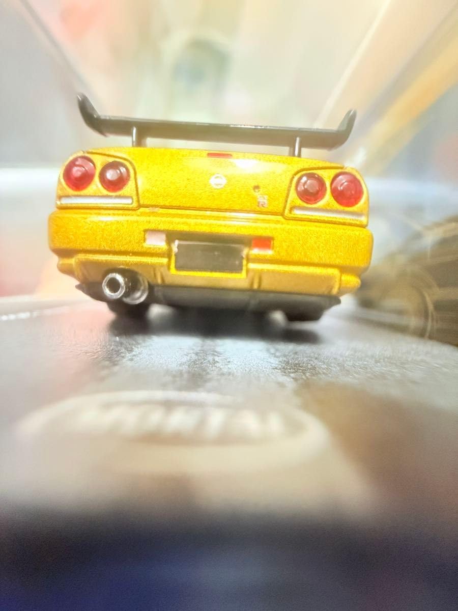 Amazon | Mortal model 1/64 スカイライン ER34 25GT-t ゴールド URAS